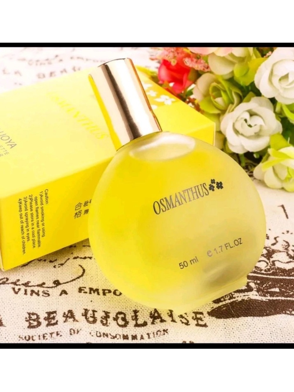 Osmanthus Floral Eau de Parfum - Yellow Round Bottle